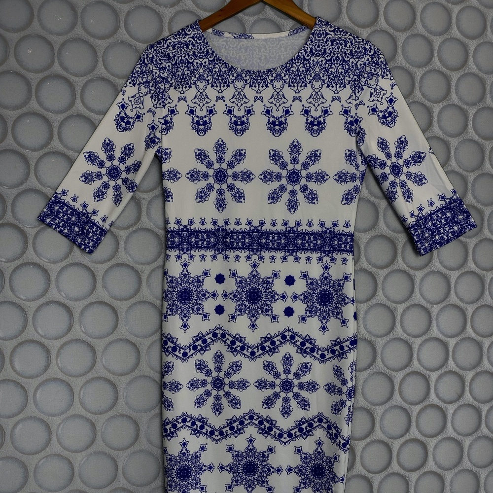 Porcelain Print Dress